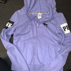 PINK zip up hoodie